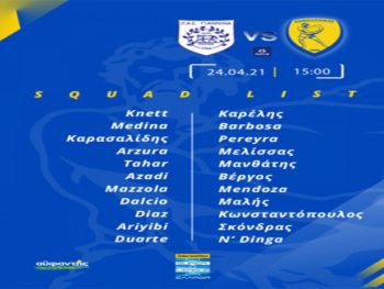 Με 22 παίκτες στα Γιάννινα ο Παναιτωλικός