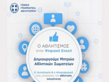 Καταβολή οικονομικής ενίσχυσης β' φάσης σε ερασιτεχνικά σωματεία εγγεγραμμένα στο μητρώο