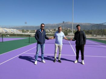 Πανέτοιμα τα δυο νέα γήπεδα τένις  στο Πανηπειρωτικό Στάδιο (video+photos)