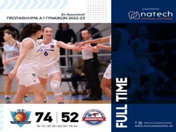 Πήρε φόρα ο ΠΑΣ Γιάννινα  νίκησε και τον Παναθλητικό (74-52)