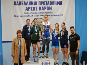 Άρση Βαρών: Πρωταθλητής ο Σπάρτακος σε κορασίδες - νεάνιδες
