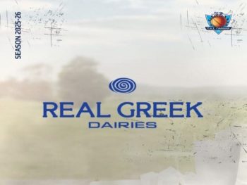 Χορηγική συνεργασία με την Real Greek Dairies για τον ΠΑΣ WBC