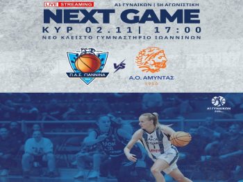 Τον Αμύντα υποδέχεται αύριο o ΠΑΣ Γιάννινα WBC