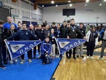 Τέσσερα μετάλλια για τον Π.Ν.Ο.Ι στο Πανελλήνιο