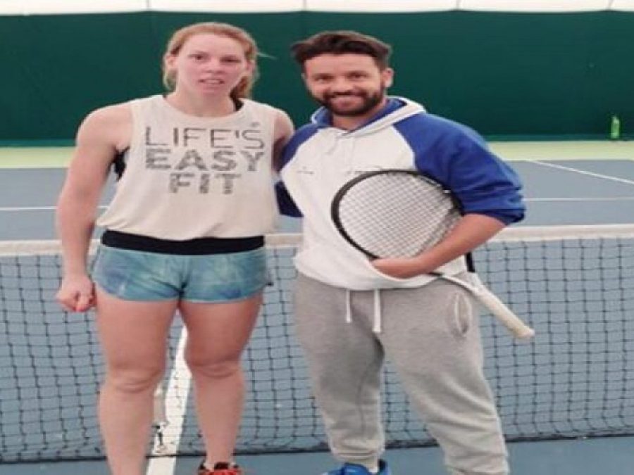 Η Δέσποινα Παπαμιχαήλ στο Τopspin Epirus Tennis Center