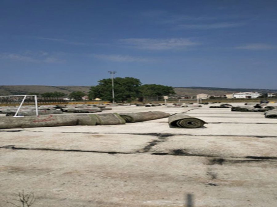 Ξεκίνησαν οι εργασίες για την αλλαγή του τάπητα στο "Στάθης Τσανακτσής"