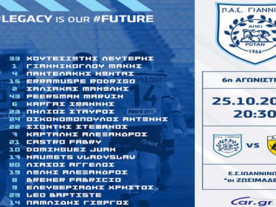 Έξω ο Κρίζμαν, μέσα ο Ντομίνγκεθ στον ΠΑΣ ενόψει ΑΕΚ