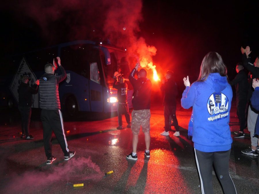 Υποδοχή νικητών παρά την ήττα (video+photos)