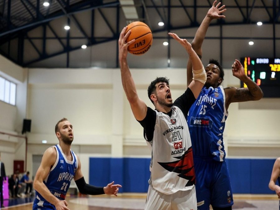 «Κλείδωσαν» τα play in oι Vikos Φalcons, 75-64 τον Ηρακλή