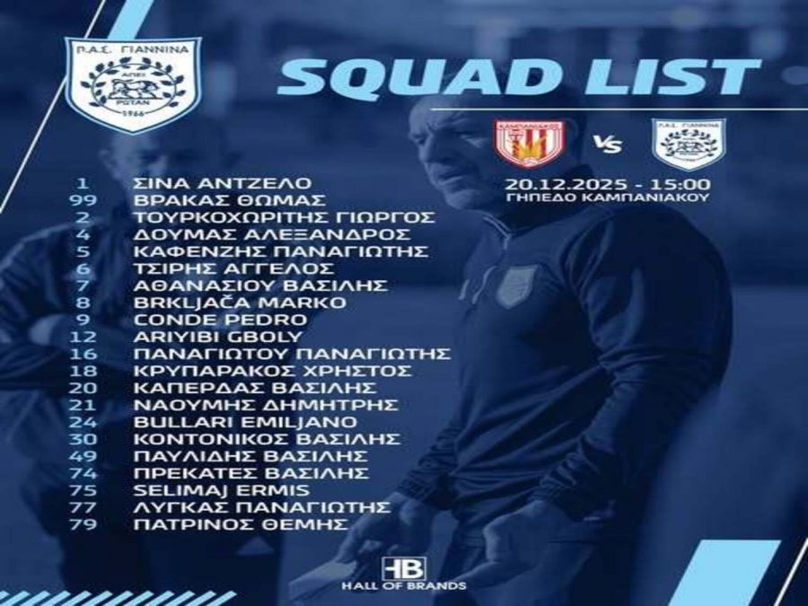 Mε 21 ποδοσφαιριστές στη Θεσσαλονίκη ο ΠΑΣ 