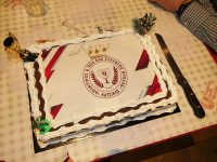 Θύελλα Κατσικάς: Έκοψε την πρωτοχρονιάτικη πίτα (video+photos)